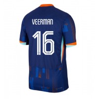 Nederland Joey Veerman #16 Bortedrakt EM 2024 Kortermet